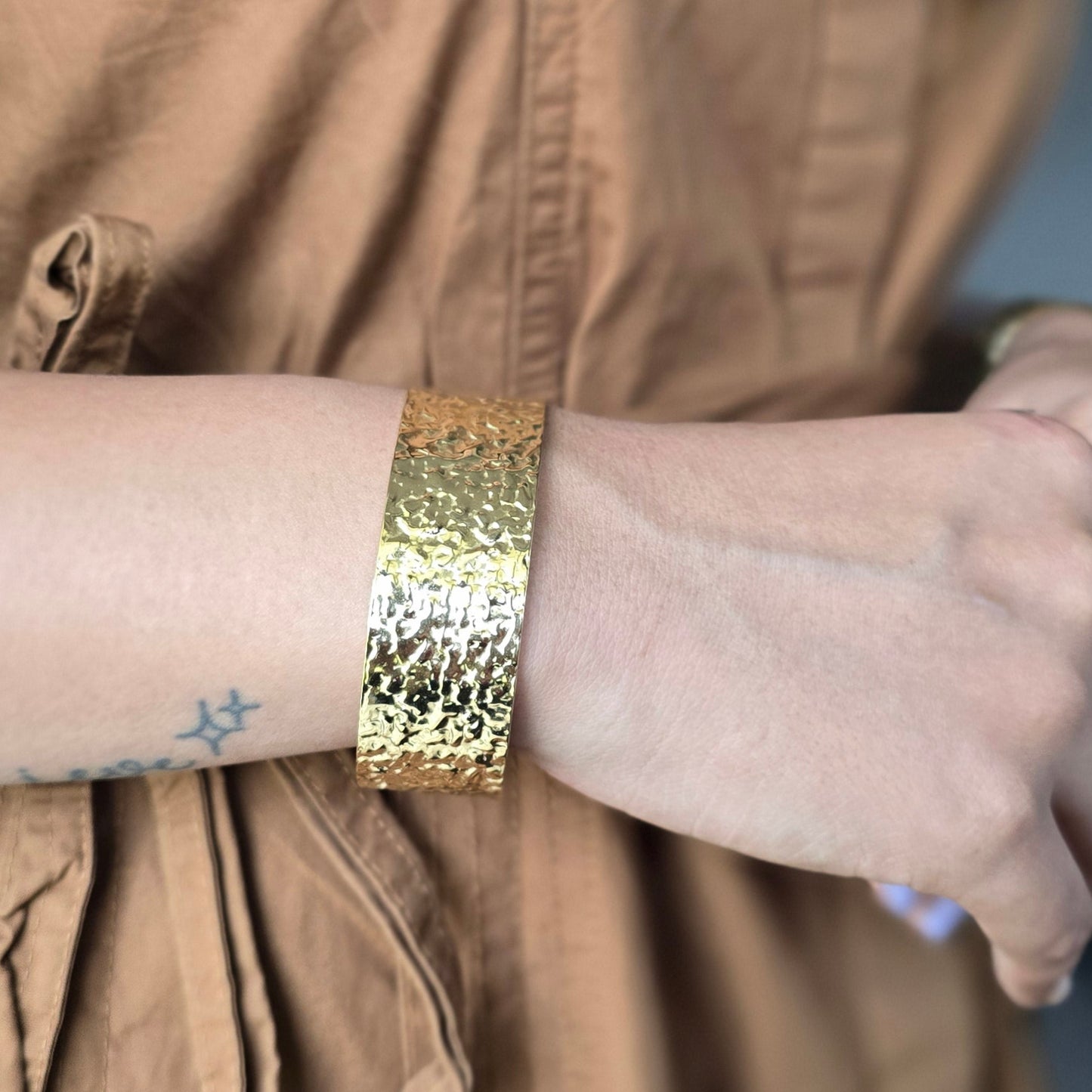 BareGold Statement Cuff