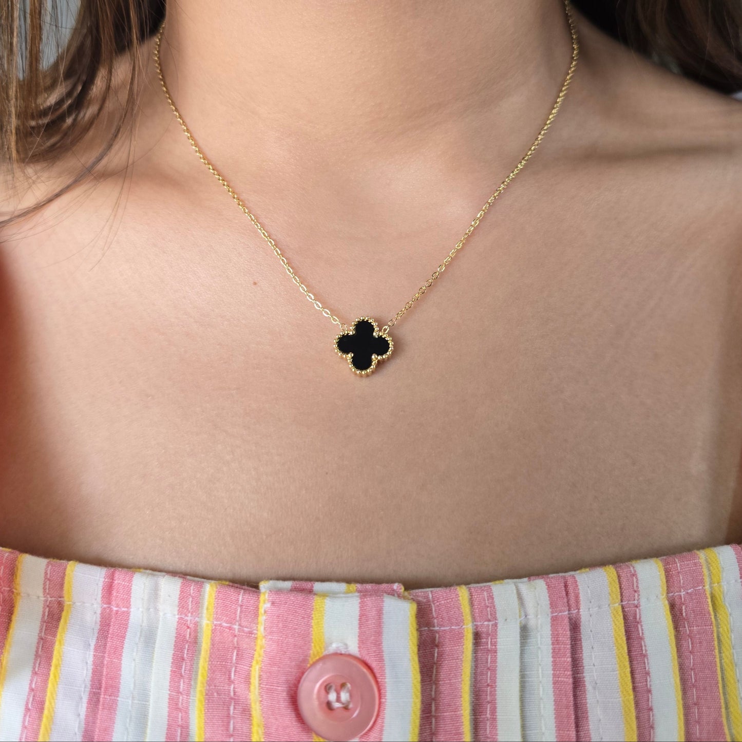 Black Clover Necklace