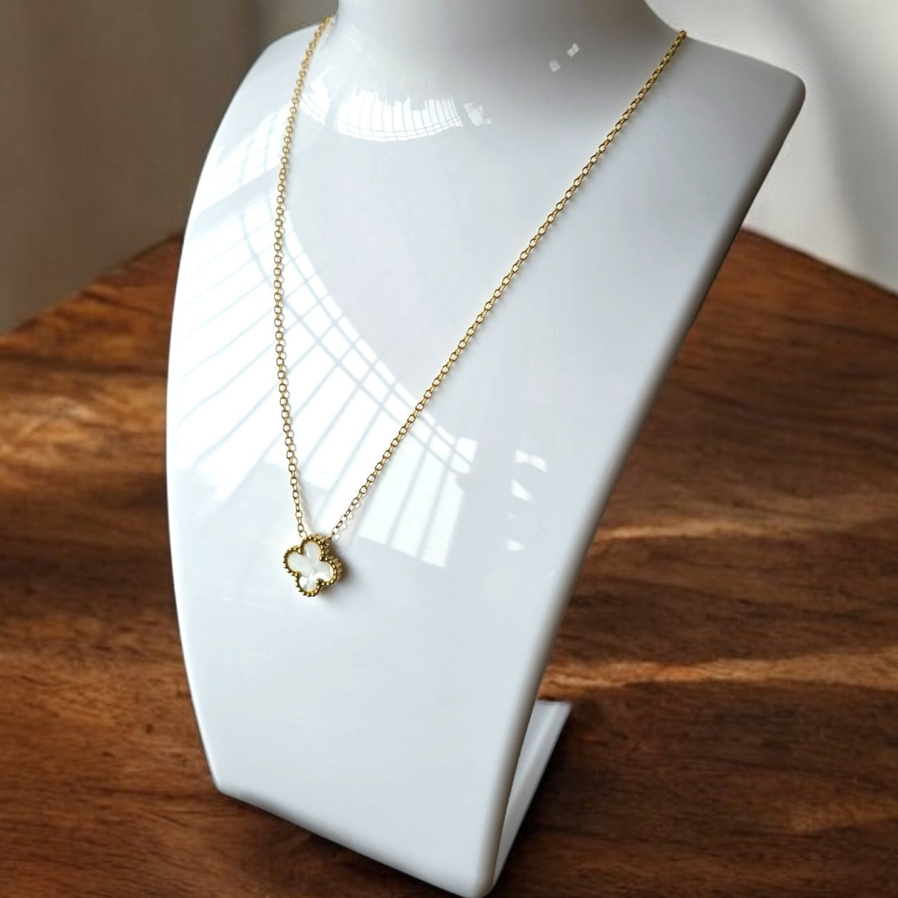White Clover Necklace