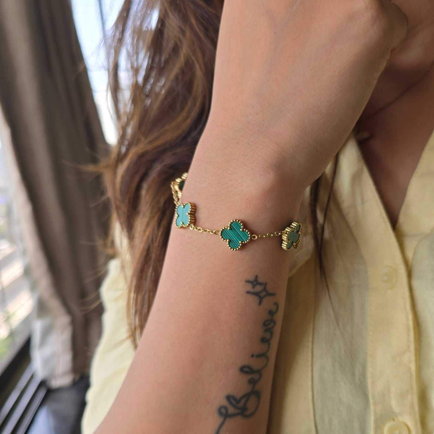 Green Clover Bracelet