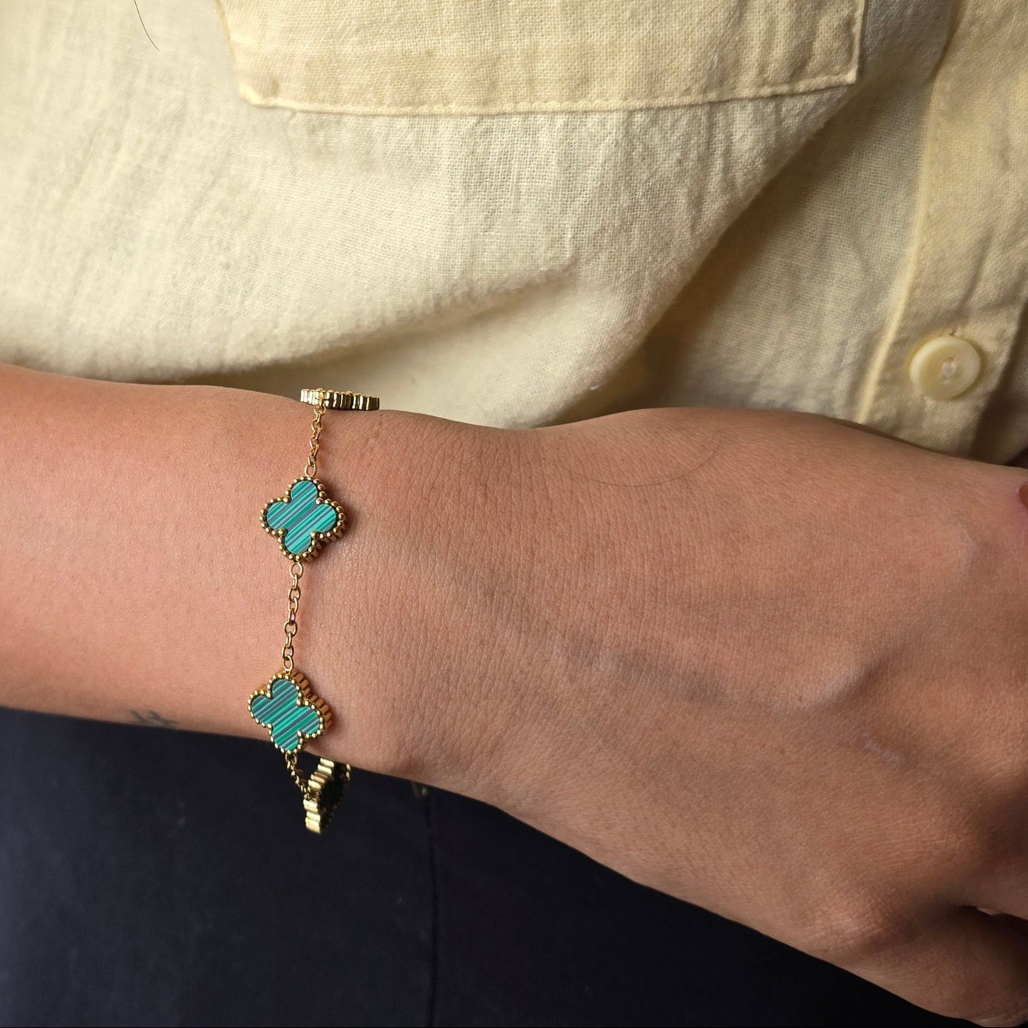 Green Clover Bracelet