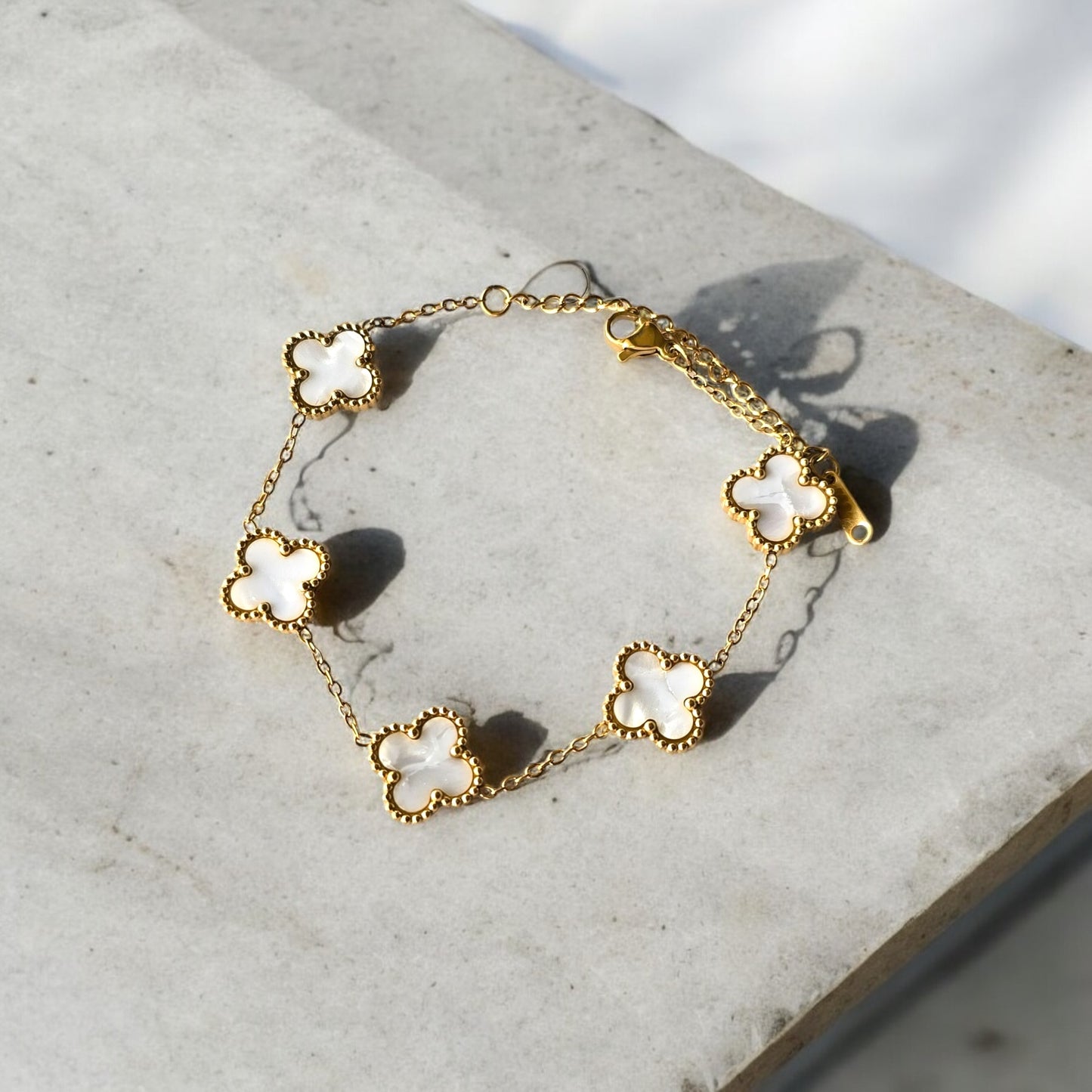 White Clover Bracelet