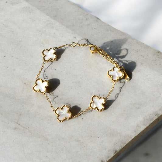 White Clover Bracelet