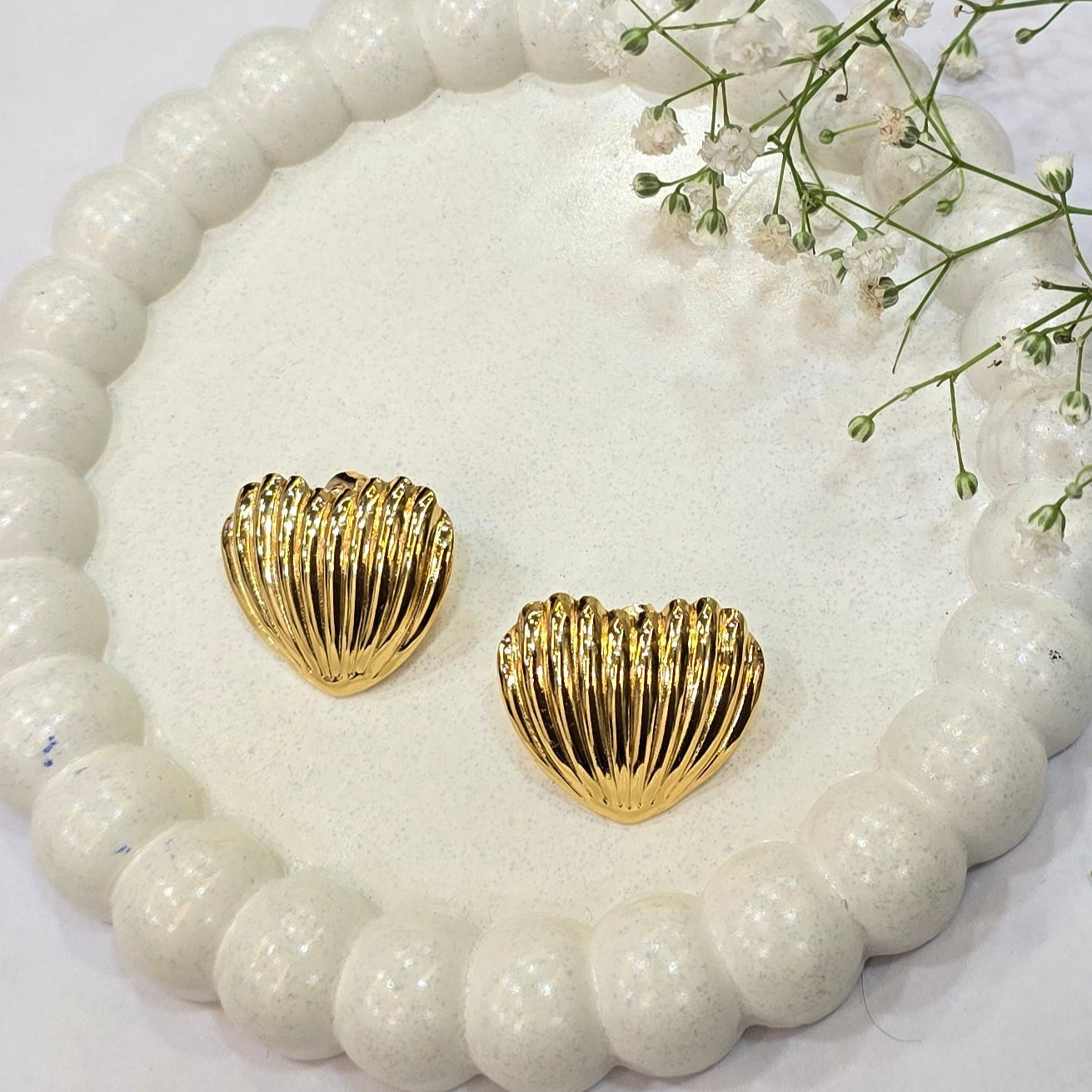 Heart Of Shell Earrings