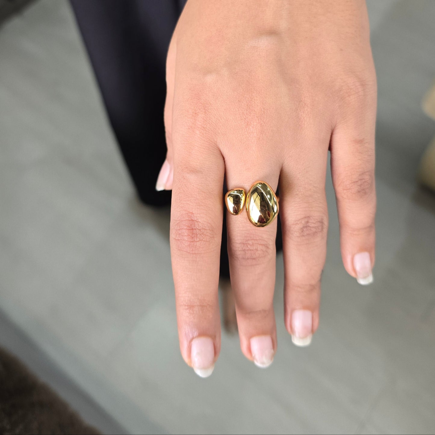 Dew Duo Drop Ring