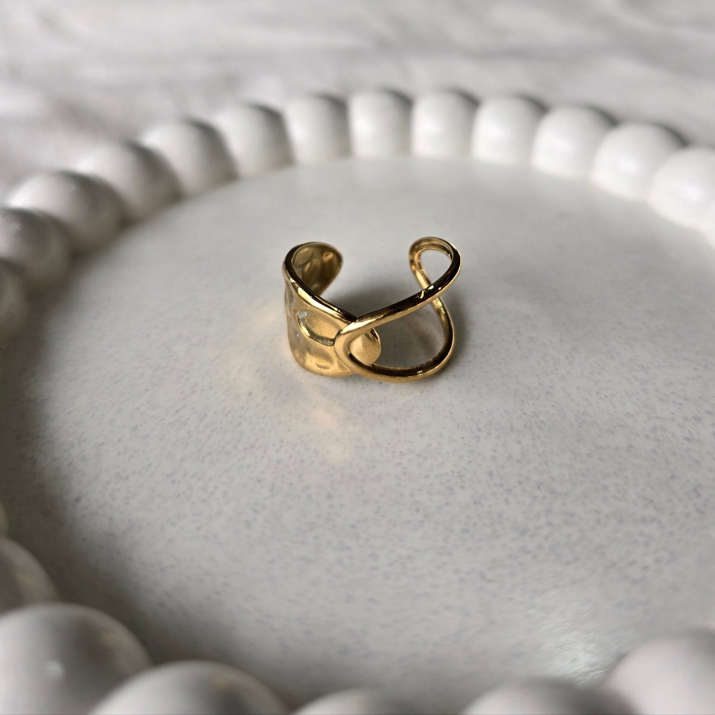 Golden Loop Ring