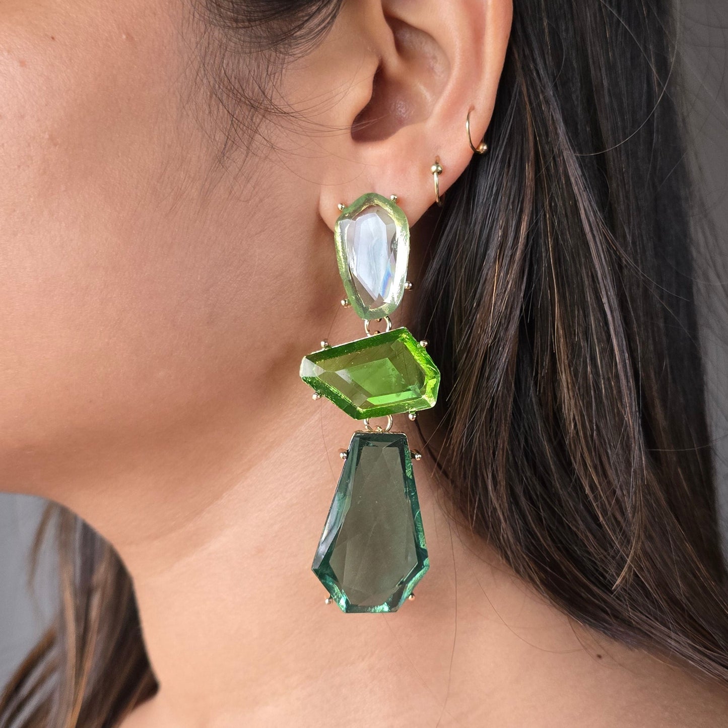 Emerald Pop Earrings