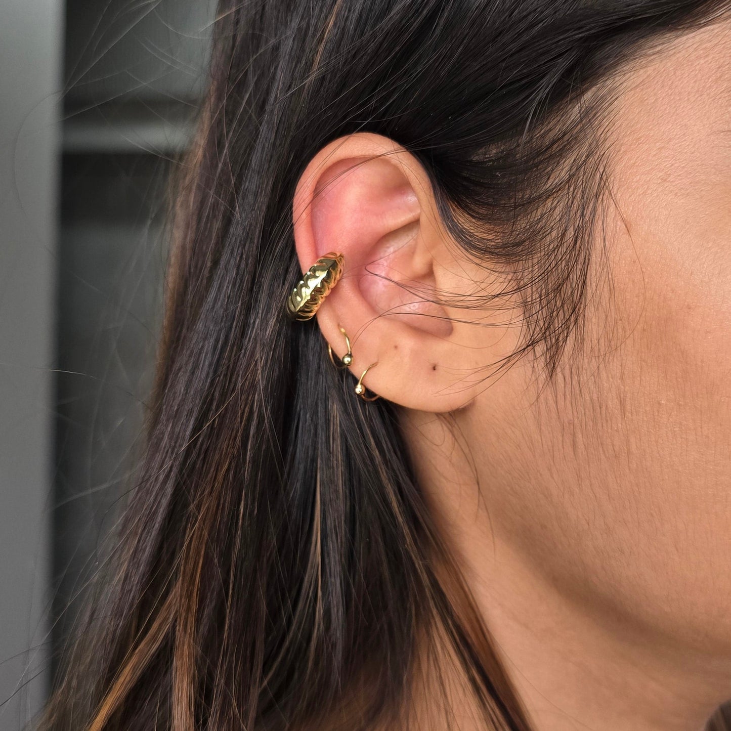 Textura Ear Cuff