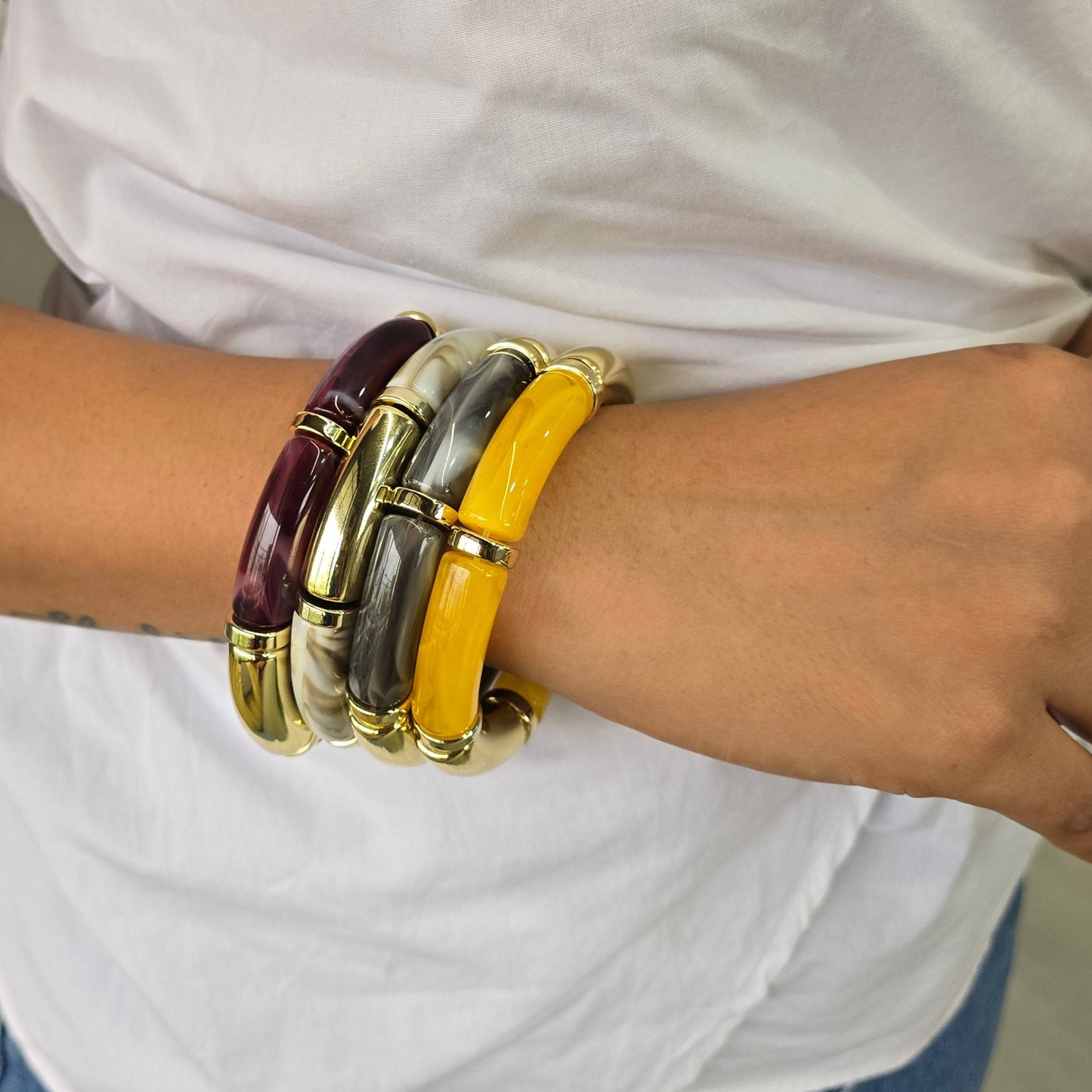 Colourful Resin Bracelets
