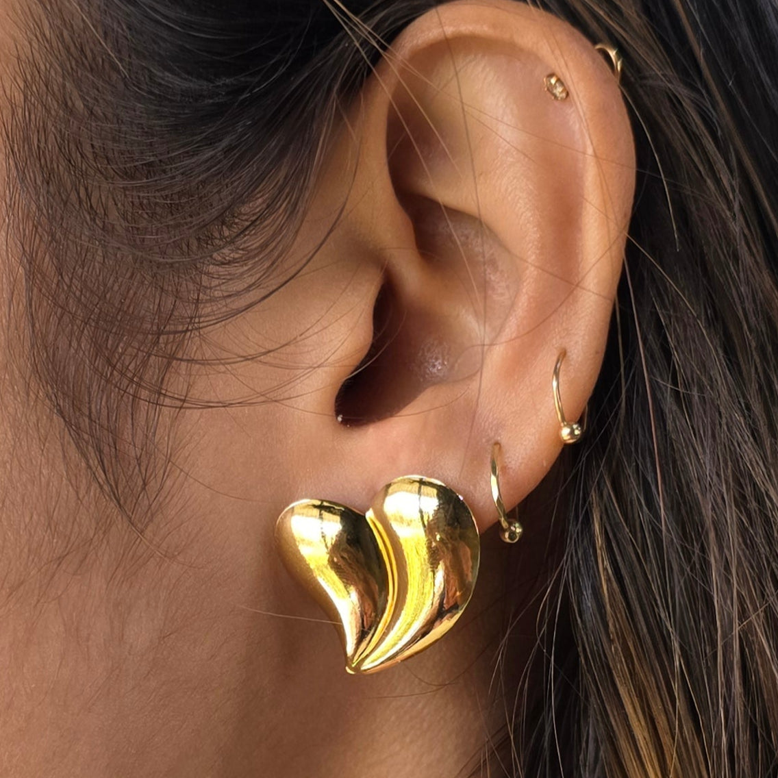 Heart Studs Earrings