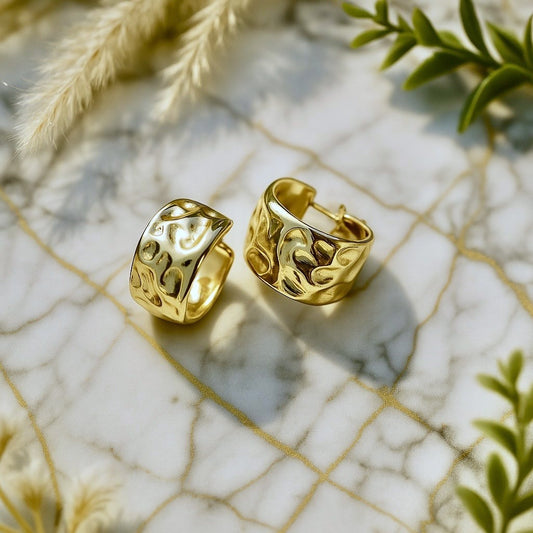 Lava Hoop Earrings