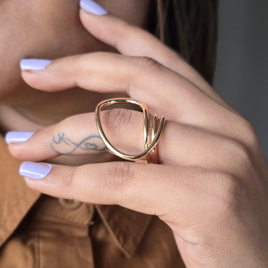 Swirl Statement Ring