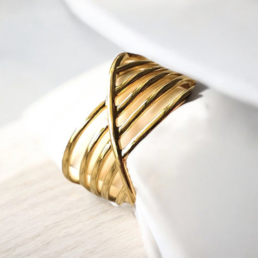 Gleam Grid Ring