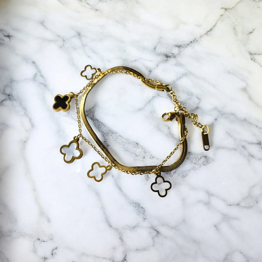 Clover Charm Bracelet