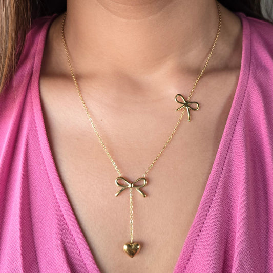 Twin Charm Necklace