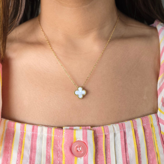 White Clover Necklace