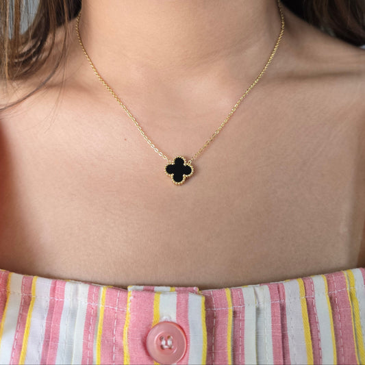 Black Clover Necklace