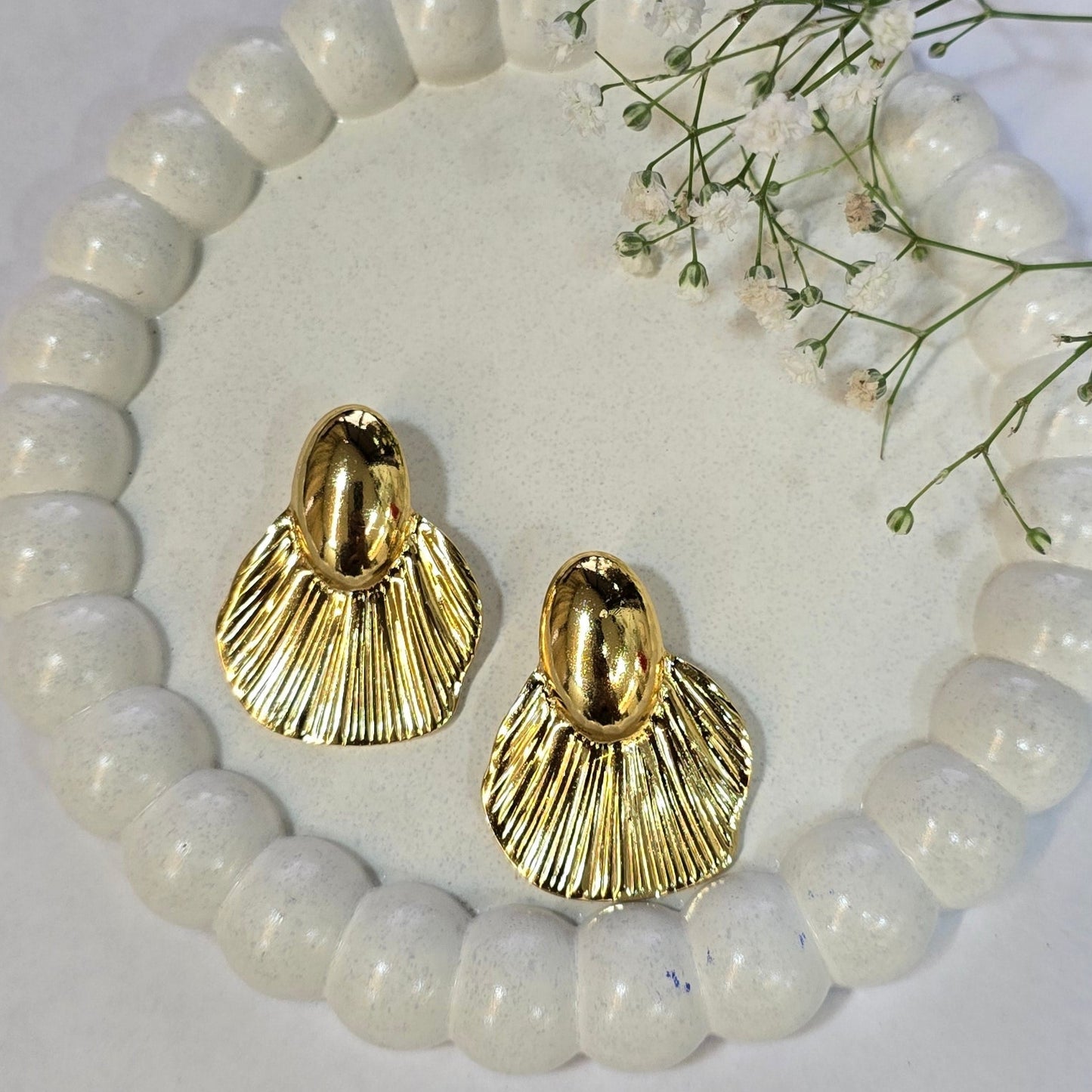 Golden Bloom Earrings