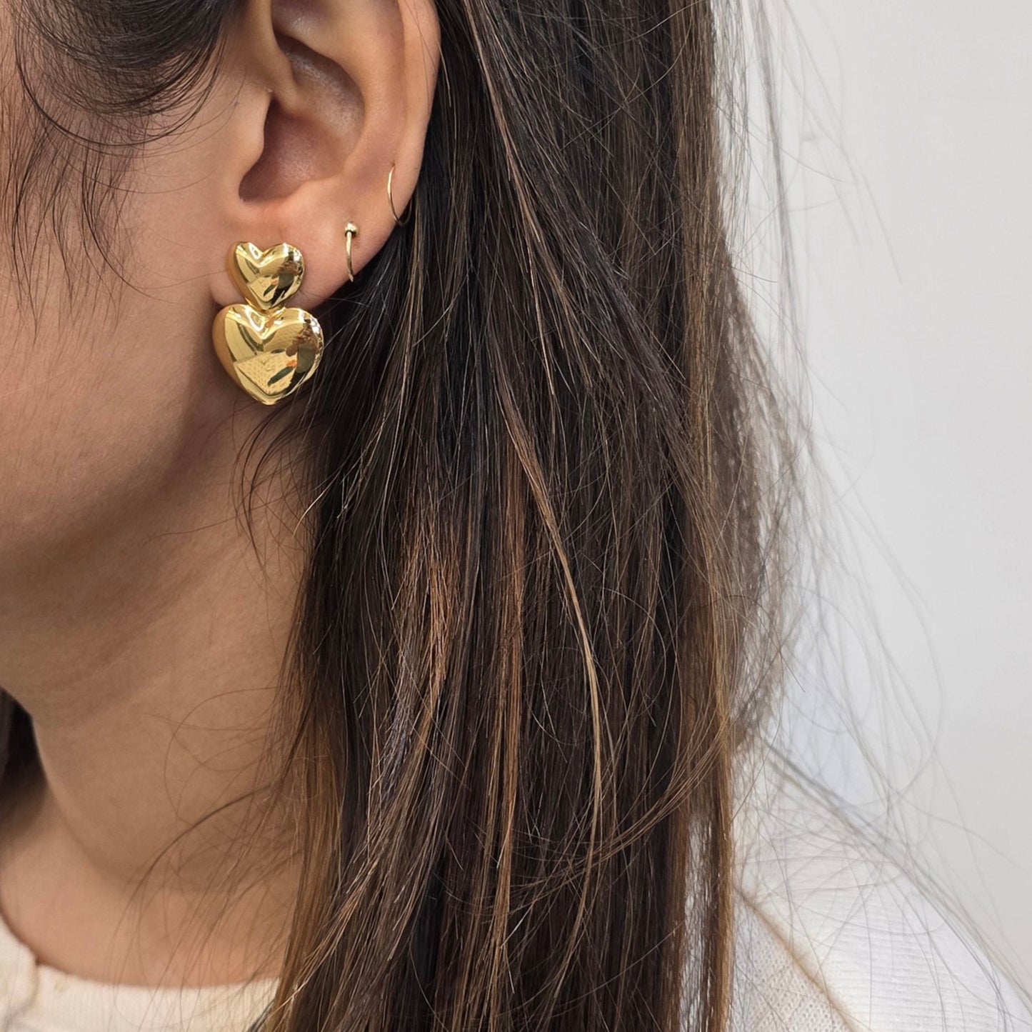 Chunky Hearts Earrings
