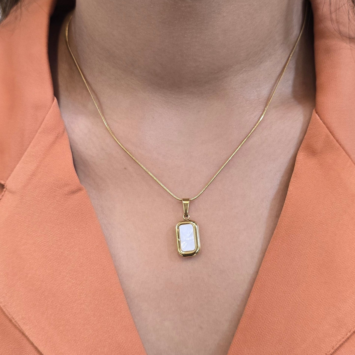 Halo Drop Necklace