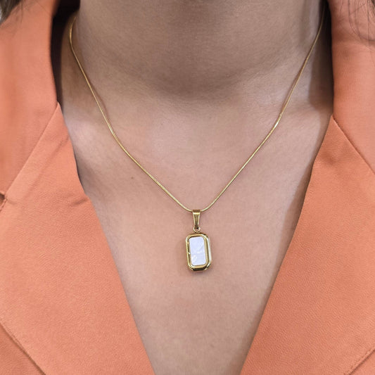 Halo Drop Necklace