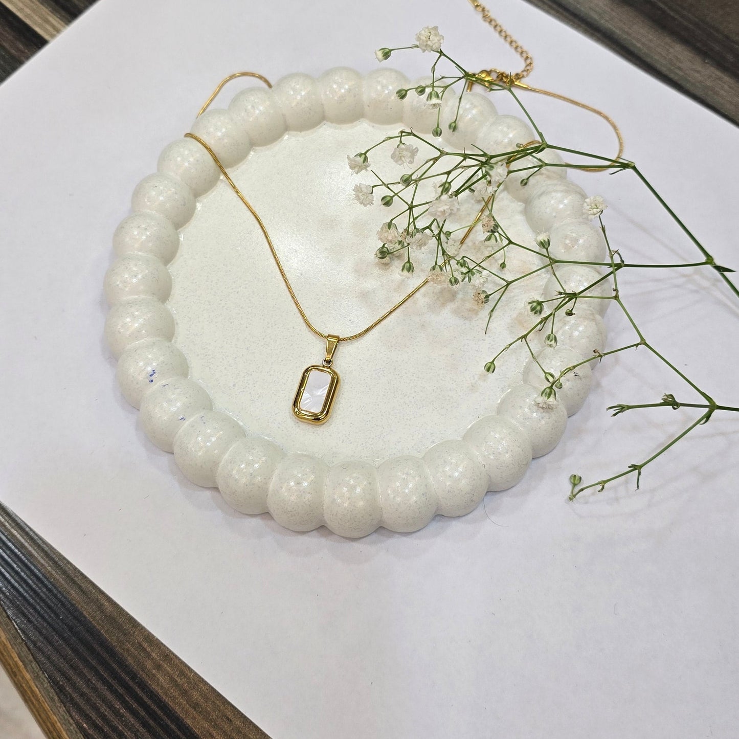 Halo Drop Necklace