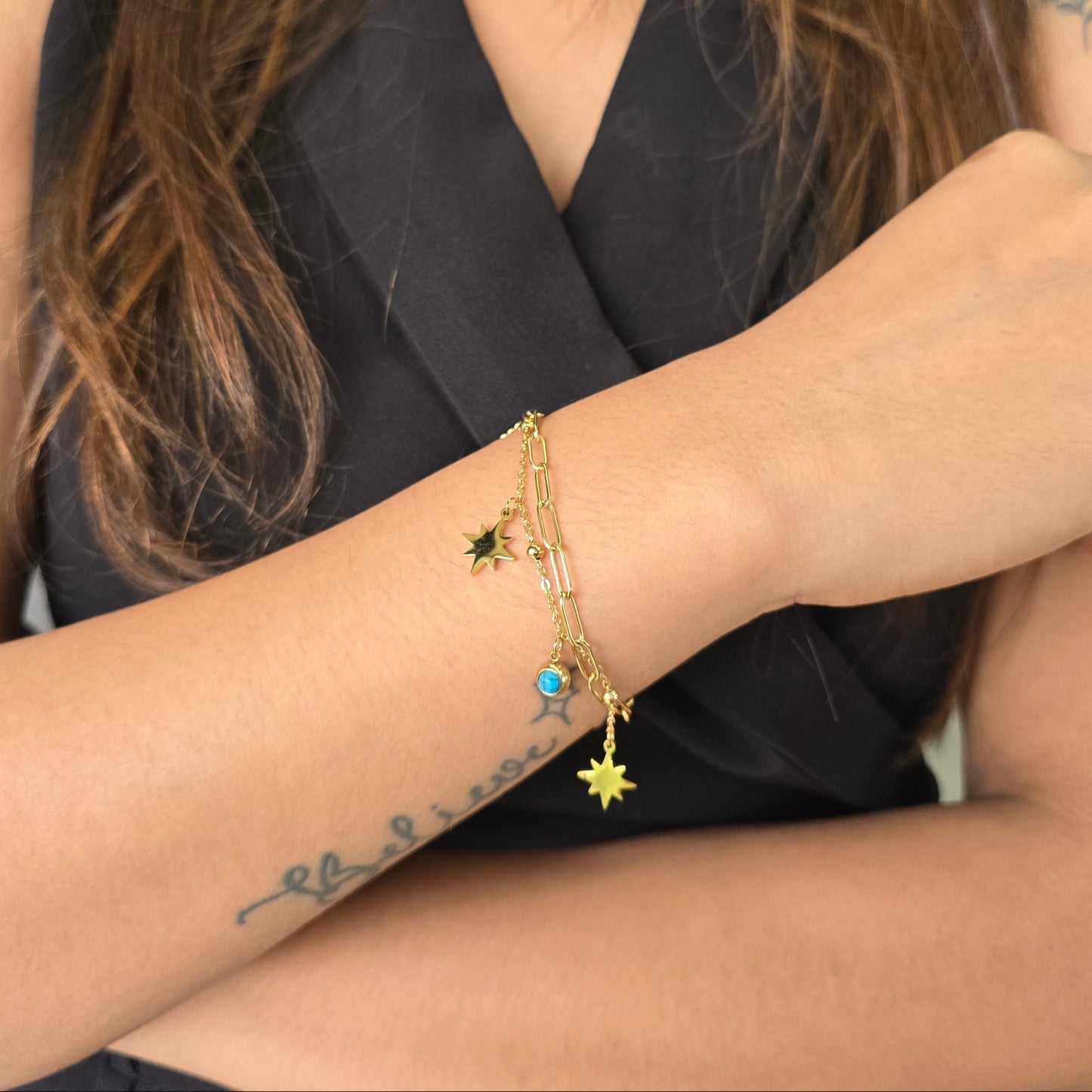 TurqTwinkle Bracelet