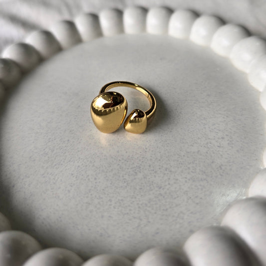 Dew Duo Drop Ring
