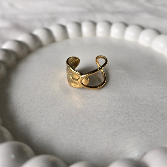 Golden Loop Ring
